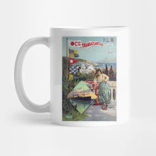 P.L.M. Alger Vintage Poster 1898 Mug